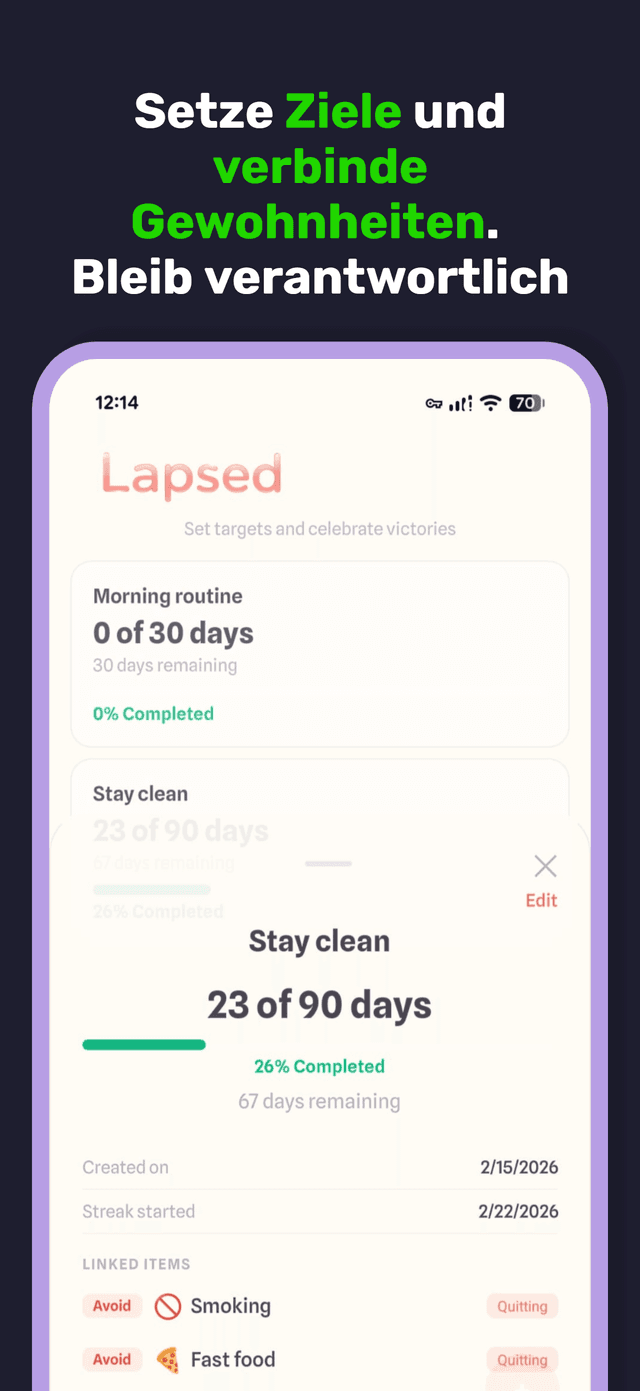 Lapsed app screenshot 7