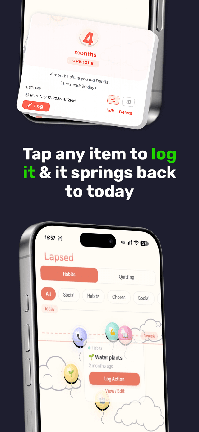 Lapsed app screenshot 3