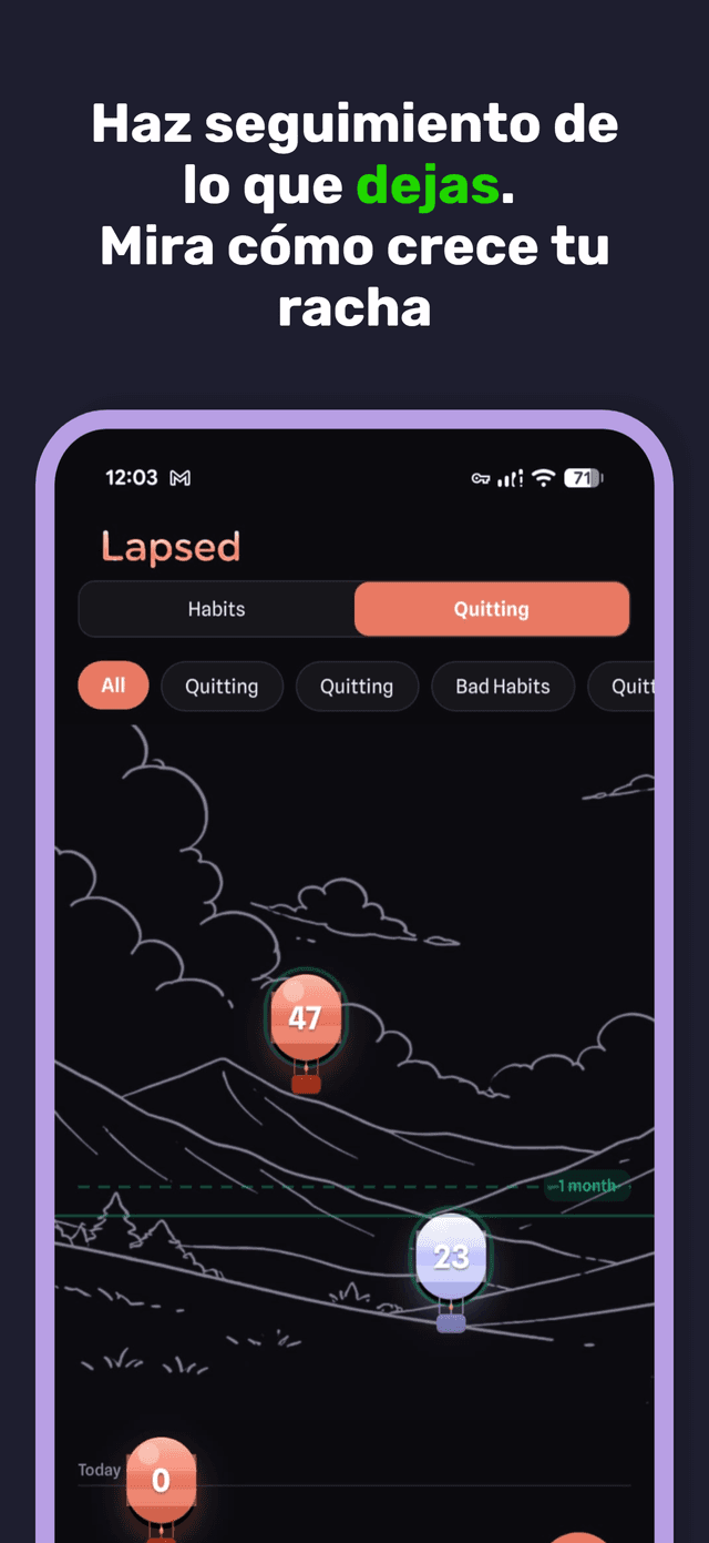 Lapsed app screenshot 4