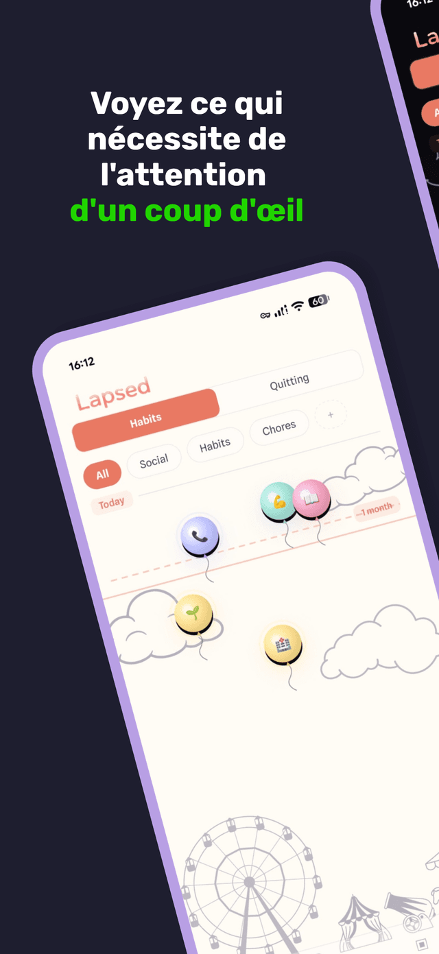 Lapsed app screenshot 1