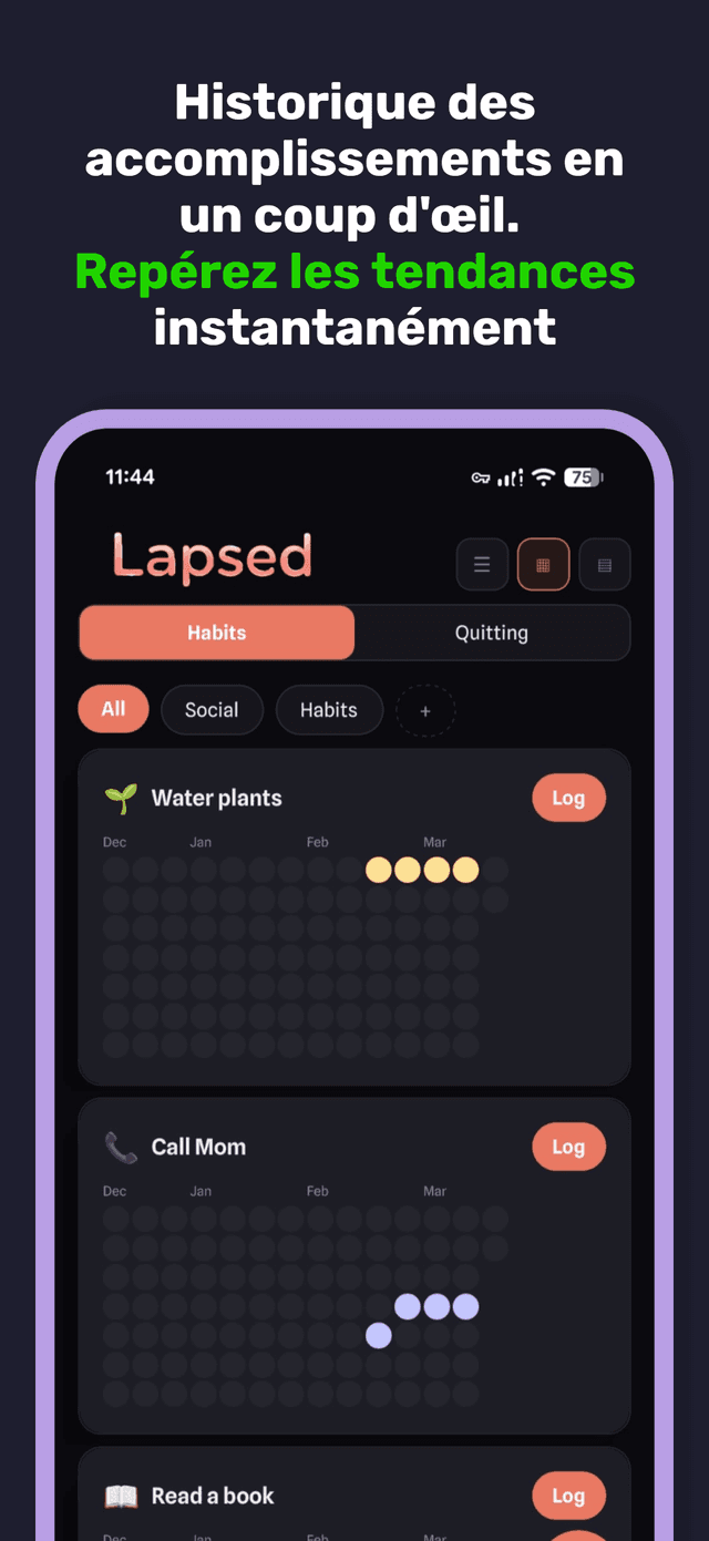 Lapsed app screenshot 6